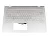 HPM16M73D0J920 Original Chicony Tastatur inkl. Topcase DE (deutsch) silber/silber mit Backlight