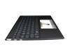 HQ2072092200 Original Asus Tastatur inkl. Topcase DE (deutsch) grau/grau mit Backlight