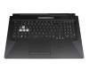 JMOA0KNR0-661VGE00 Original Asus Tastatur inkl. Topcase DE (deutsch) schwarz/transparent/schwarz mit Backlight