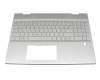 L47469-041 Original HP Tastatur inkl. Topcase DE (deutsch) silber/silber mit Backlight (UMA)