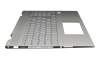 L47469-041 Original HP Tastatur inkl. Topcase DE (deutsch) silber/silber mit Backlight (UMA)