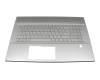 L54513-041 Original HP Tastatur inkl. Topcase DE (deutsch) silber/silber mit Backlight