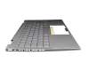 L85716-041 Original HP Tastatur inkl. Topcase DE (deutsch) silber/silber mit Backlight Fingerprint / Hintergrundbeleuchtung