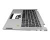 LC550-14 Original Lenovo Tastatur inkl. Topcase DE (deutsch) dunkelgrau/grau mit Backlight