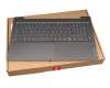 LCM19J36D0J686 Original Chicony Tastatur inkl. Topcase DE (deutsch) grau/grau mit Backlight