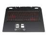 LG05P_N16BRL Original Acer Tastatur inkl. Topcase DE (deutsch) schwarz/schwarz mit Backlight