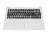 Lenovo IdeaPad 330-15AST (81D6) Original Tastatur inkl. Topcase DE (deutsch) grau/weiß