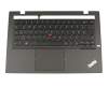 MQ-69D0 Original Lenovo Tastatur inkl. Topcase DE (deutsch) schwarz/schwarz mit Backlight und Mouse-Stick