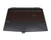 MSI GL63 8SC/8RB/8RCS (MS-16P8) Original Tastatur inkl. Topcase DE (deutsch) schwarz/schwarz mit Backlight