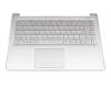 Medion Akoya P15645 (M15WLN) Original Tastatur inkl. Topcase DE (deutsch) silber/silber