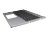 NKI13131EM Original Acer Tastatur inkl. Topcase DE (deutsch) schwarz/silber mit Backlight