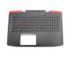 NKI151305D Original Acer Tastatur inkl. Topcase DE (deutsch) schwarz/schwarz mit Backlight