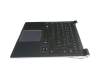 PB4253-3611 Original Samsung Tastatur inkl. Topcase DE (deutsch) schwarz/schwarz mit Backlight