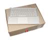 PD4SB-GR Original Tastatur inkl. Topcase DE (deutsch) silber/silber mit Backlight