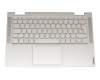 PD4SB-GR Original Tastatur inkl. Topcase DE (deutsch) silber/silber mit Backlight