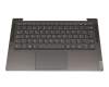 PK09000N000 Original Lenovo Tastatur inkl. Topcase DE (deutsch) grau/grau mit Backlight