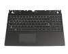 PK1317L3A19 Original LCFC Tastatur inkl. Topcase DE (deutsch) schwarz/schwarz mit Backlight