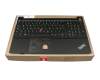 PK131HK2B11 Original Lenovo Tastatur inkl. Topcase DE (deutsch) schwarz/schwarz mit Backlight und Mouse-Stick