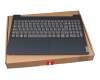 PK37B00RB00TI Original Lenovo Tastatur inkl. Topcase DE (deutsch) grau/blau