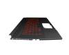 PN144161 Original MSI Tastatur inkl. Topcase DE (deutsch) schwarz/schwarz mit Backlight