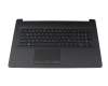 SB550A-73HD Original HP Tastatur inkl. Topcase DE (deutsch) schwarz/schwarz (mit TP/DVD, Oberflächenstruktur \"Diamond\")