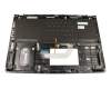 SG-89100-2DA Original LiteOn Tastatur inkl. Topcase DE (deutsch) schwarz/grau mit Backlight