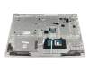 SN20M63157 Original Lenovo Tastatur inkl. Topcase FR (französisch) grau/silber mit Backlight