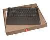 SN20X64664 Original Lenovo Tastatur inkl. Topcase DE (deutsch) grau/dunkelgrün mit Backlight