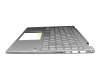 TCA46101CEN170ACHP Original HP Tastatur inkl. Topcase DE (deutsch) silber/silber mit Backlight