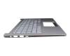 V182961G Original Asus Tastatur inkl. Topcase DE (deutsch) silber/silber mit Backlight